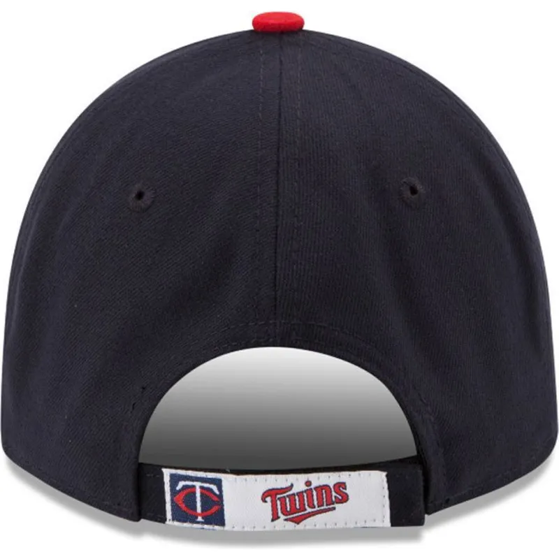 lippikset-kaareva-laivastonsininen-saadettava-nauha-9forty-the-league-minnesota-twins-mlb-new-era