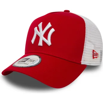 Cap kaareva red snapback Clean A Frame 2 New York Yankees MLB New Era