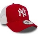 cap-kaareva-red-snapback-clean-a-frame-2-new-york-yankees-mlb-new-era