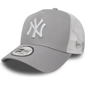 Cap kaareva gray snapback Clean A Frame 2 New York Yankees MLB New Era