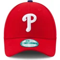 lippikset-kaareva-punainen-saadettava-nauha-9forty-the-league-philadelphia-phillies-mlb-new-era
