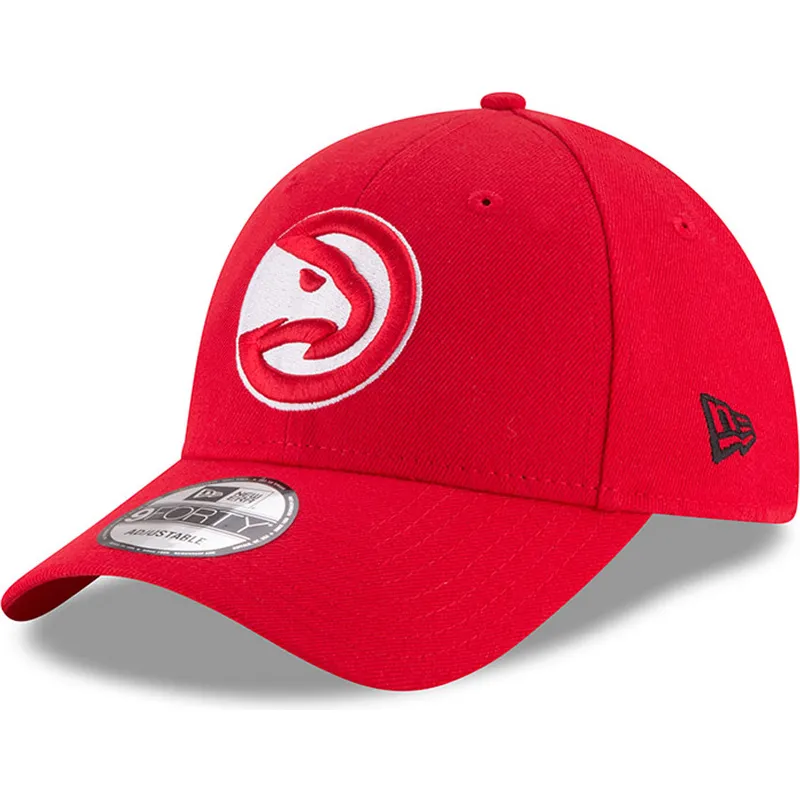 lippikset-kaareva-punainen-saadettava-nauha-9forty-the-league-atlanta-hawks-nba-new-era