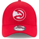 lippikset-kaareva-punainen-saadettava-nauha-9forty-the-league-atlanta-hawks-nba-new-era