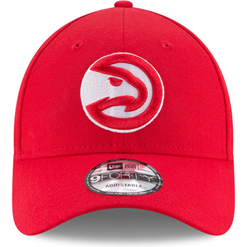 lippikset-kaareva-punainen-saadettava-nauha-9forty-the-league-atlanta-hawks-nba-new-era