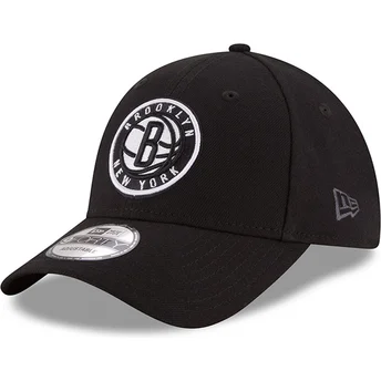 lippikset-kaareva-musta-saadettava-nauha-9forty-the-league-brooklyn-nets-nba-new-era