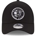 lippikset-kaareva-musta-saadettava-nauha-9forty-the-league-brooklyn-nets-nba-new-era