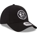 lippikset-kaareva-musta-saadettava-nauha-9forty-the-league-brooklyn-nets-nba-new-era