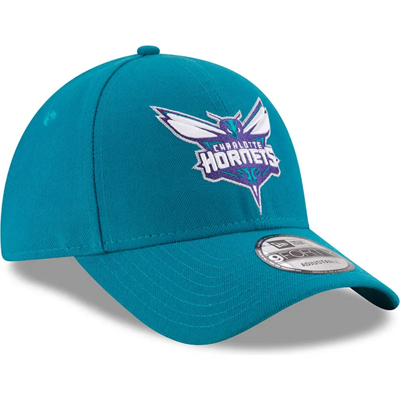 lippikset-kaareva-sininen-saadettava-nauha-9forty-the-league-charlotte-hornets-nba-new-era