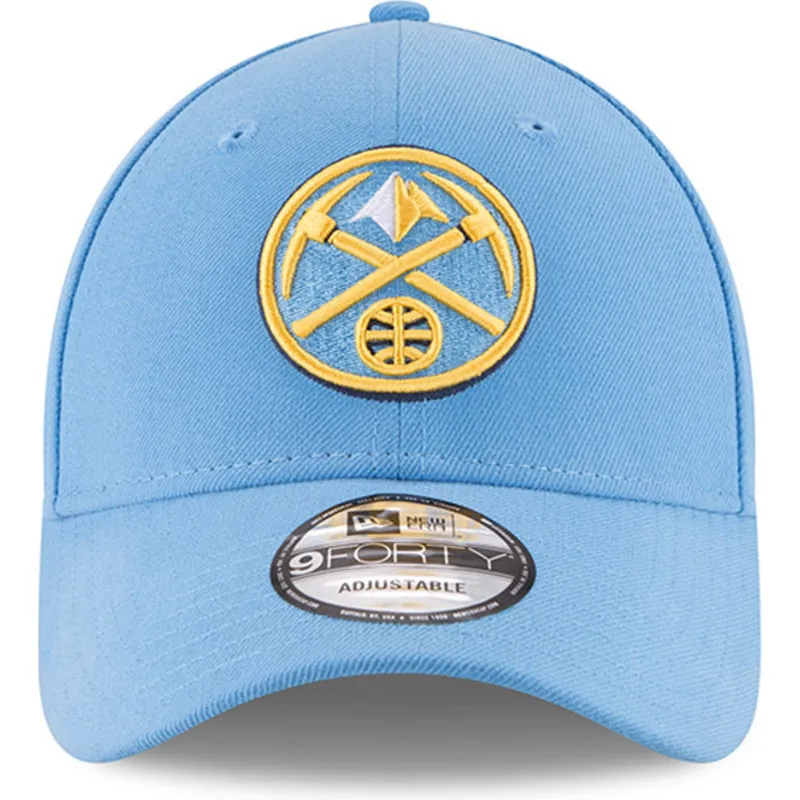 lippikset-kaareva-sininen-saadettava-nauha-9forty-the-league-denver-nuggets-nba-new-era