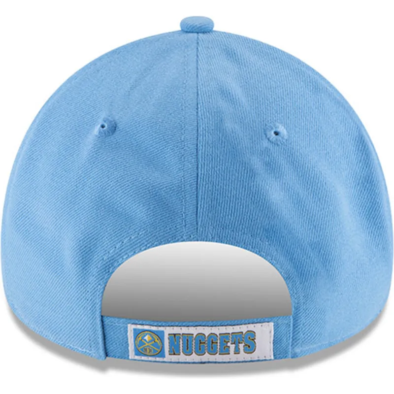 lippikset-kaareva-sininen-saadettava-nauha-9forty-the-league-denver-nuggets-nba-new-era