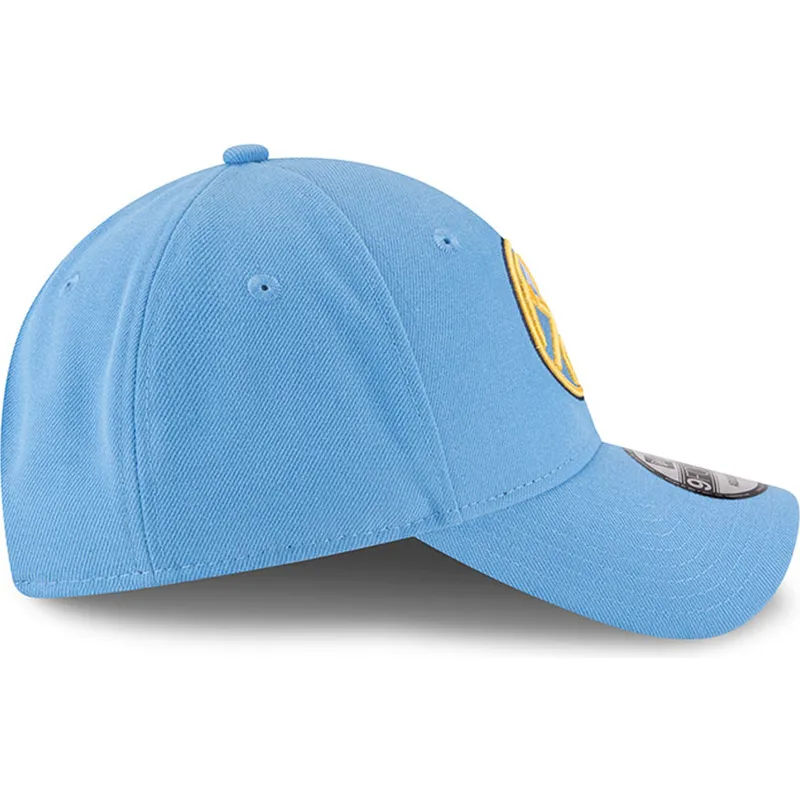 lippikset-kaareva-sininen-saadettava-nauha-9forty-the-league-denver-nuggets-nba-new-era