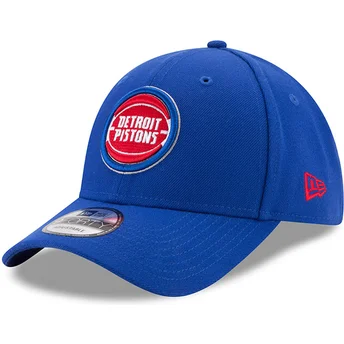 Cap kaareva blue adjustable strap 9FORTY The League Detroit Pistons NBA New Era