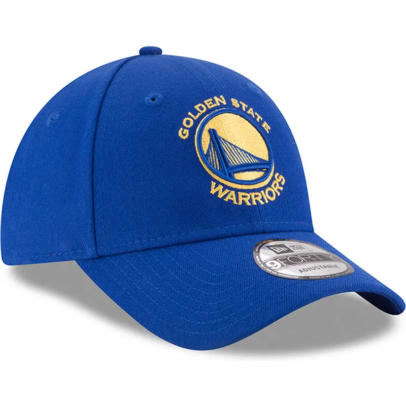 lippikset-kaareva-sininen-saadettava-nauha-9forty-the-league-golden-state-warriors-nba-new-era