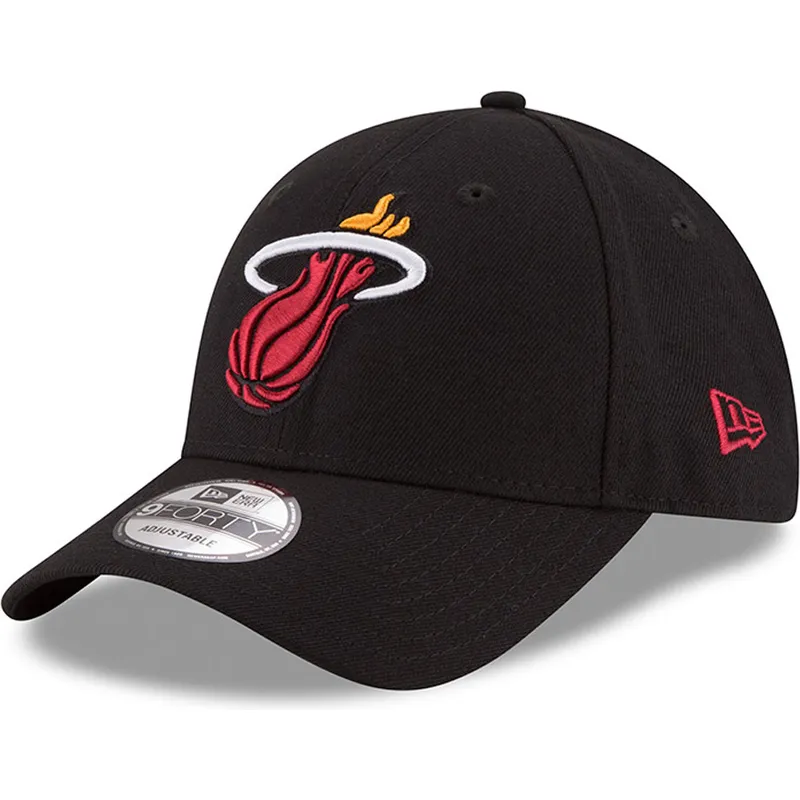 cap-kaareva-black-adjustable-strap-9forty-the-league-miami-heat-nba-new-era cap-kaareva-black-adjustable-strap-9forty-the-league-miami-heat-nba-new-era