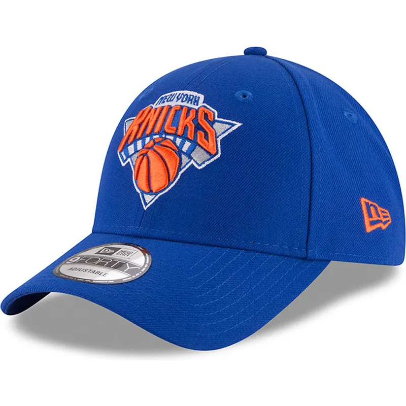 cap-kaareva-blue-adjustable-strap-9forty-the-league-new-york-knicks-nba-new-era cap-kaareva-blue-adjustable-strap-9forty-the-league-new-york-knicks-nba-new-era