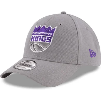 Lippikset kaareva harmaa säädettävä nauha 9FORTY The League Sacramento Kings NBA New Era