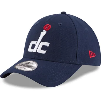 Lippikset kaareva laivastonsininen säädettävä nauha 9FORTY The League Washington Wizards NBA New Era