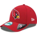 lippikset-kaareva-punainen-saadettava-nauha-9forty-the-league-arizona-cardinals-nfl-new-era