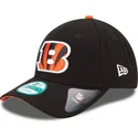 lippikset-kaareva-musta-saadettava-nauha-9forty-the-league-cincinnati-bengals-nfl-new-era