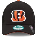 lippikset-kaareva-musta-saadettava-nauha-9forty-the-league-cincinnati-bengals-nfl-new-era