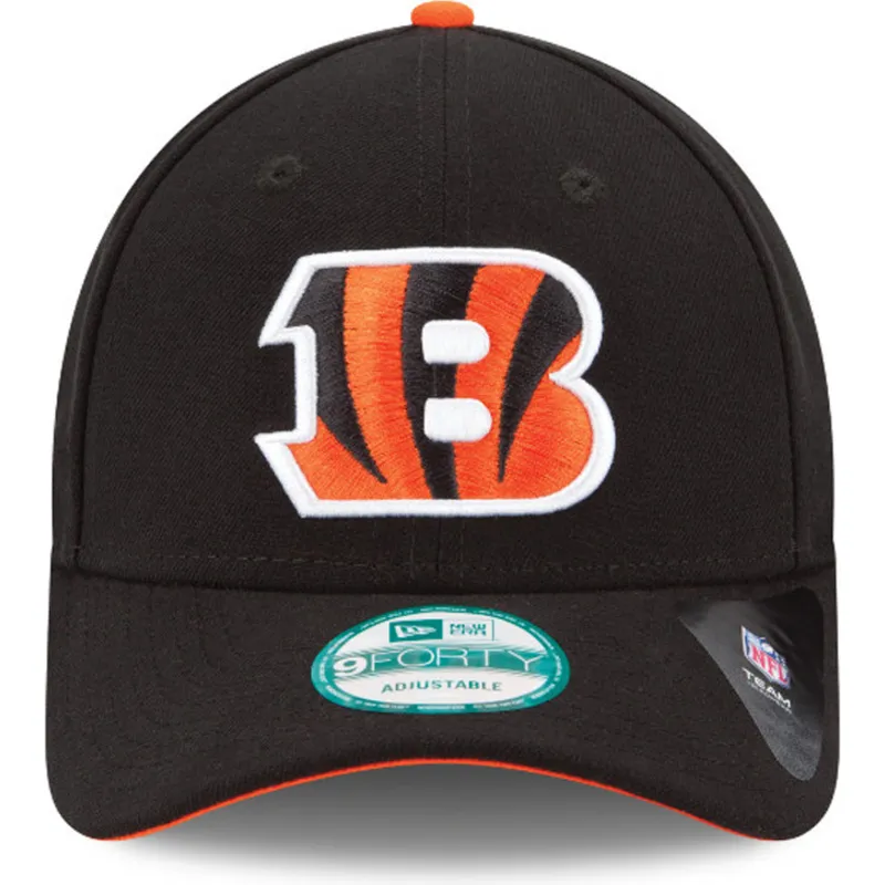 lippikset-kaareva-musta-saadettava-nauha-9forty-the-league-cincinnati-bengals-nfl-new-era