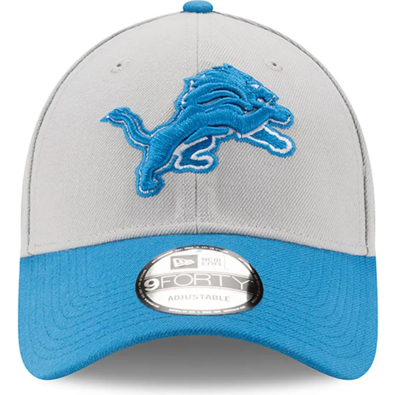 lippikset-kaareva-harmaa-saadettava-nauha-9forty-the-league-detroit-lions-nfl-new-era