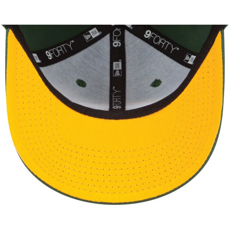 lippikset-kaareva-vihrea-saadettava-nauha-9forty-the-league-green-bay-packers-nfl-new-era