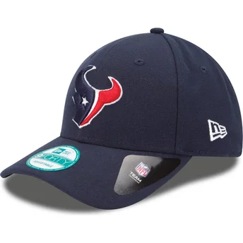 lippikset-kaareva-laivastonsininen-saadettava-nauha-9forty-the-league-houston-texans-nfl-new-era