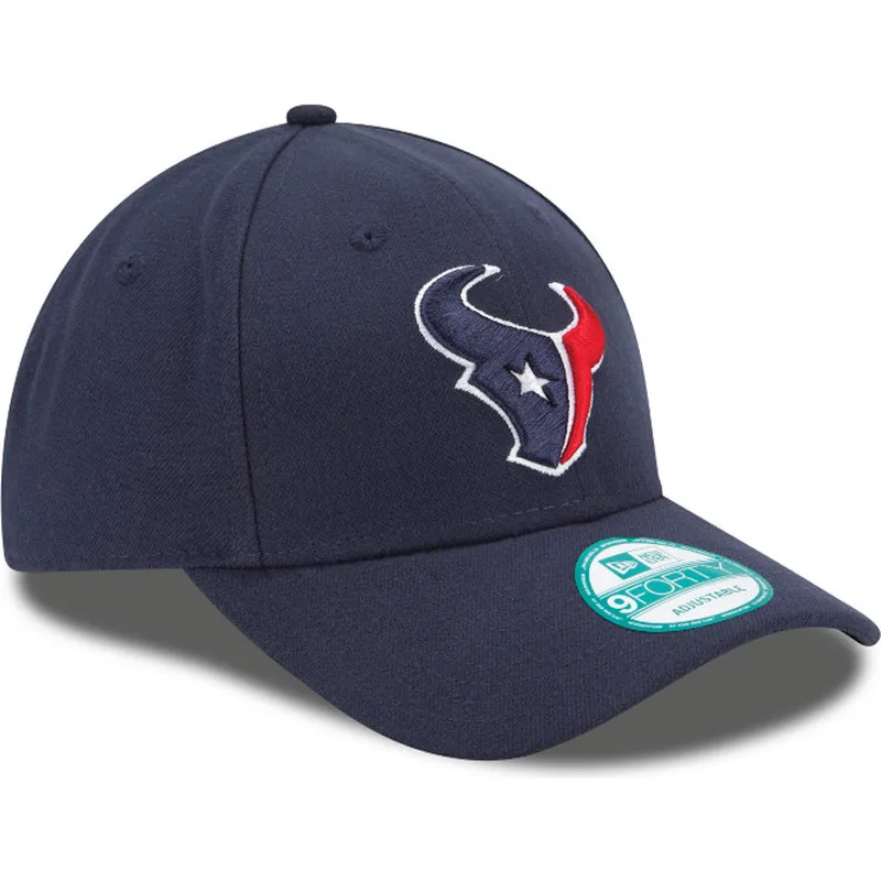 lippikset-kaareva-laivastonsininen-saadettava-nauha-9forty-the-league-houston-texans-nfl-new-era