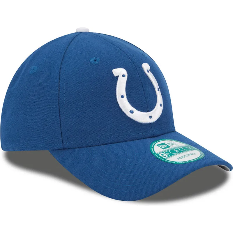 lippikset-kaareva-sininen-saadettava-nauha-9forty-the-league-indianapolis-colts-nfl-new-era