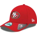 lippikset-kaareva-punainen-saadettava-nauha-9forty-the-league-san-francisco-49ers-nfl-new-era