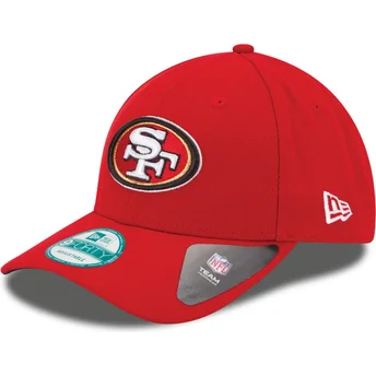 lippikset-kaareva-punainen-saadettava-nauha-9forty-the-league-san-francisco-49ers-nfl-new-era