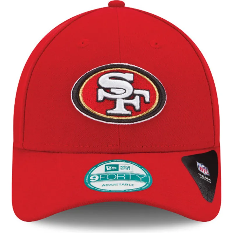 lippikset-kaareva-punainen-saadettava-nauha-9forty-the-league-san-francisco-49ers-nfl-new-era