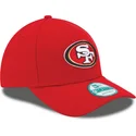 lippikset-kaareva-punainen-saadettava-nauha-9forty-the-league-san-francisco-49ers-nfl-new-era