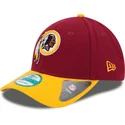 lippikset-kaareva-punainen-saadettava-nauha-9forty-the-league-washington-commanders-nfl-new-era