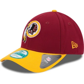 lippikset-kaareva-punainen-saadettava-nauha-9forty-the-league-washington-commanders-nfl-new-era