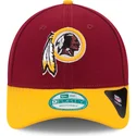 lippikset-kaareva-punainen-saadettava-nauha-9forty-the-league-washington-commanders-nfl-new-era