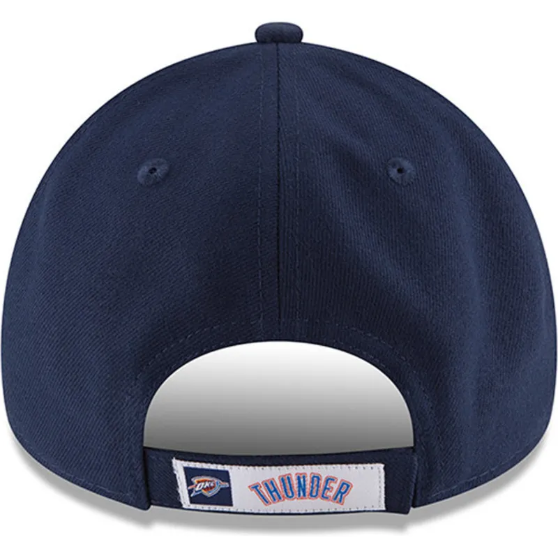 lippikset-kaareva-laivastonsininen-saadettava-nauha-9forty-the-league-oklahoma-city-thunder-nba-new-era