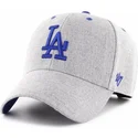 lippikset-kaareva-harmaa-saadettava-nauha-los-angeles-dodgers-mlb-47-brand