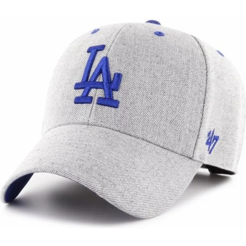 lippikset-kaareva-harmaa-saadettava-nauha-los-angeles-dodgers-mlb-47-brand