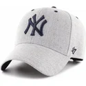 lippikset-kaareva-harmaa-saadettava-nauha-new-york-yankees-mlb-47-brand