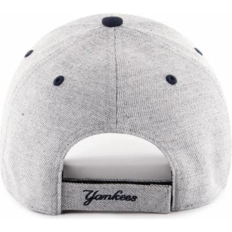 lippikset-kaareva-harmaa-saadettava-nauha-new-york-yankees-mlb-47-brand lippikset-kaareva-harmaa-saadettava-nauha-new-york-yankees-mlb-47-brand