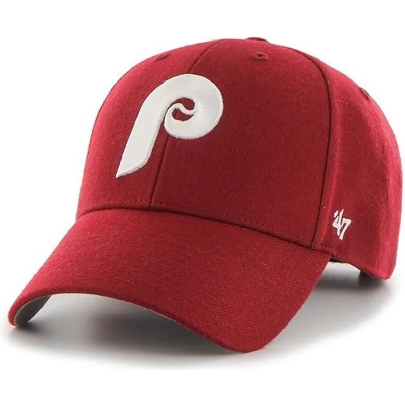 lippikset-kaareva-punainen-saadettava-nauha-clasico-philadelphia-phillies-mlb-47-brand