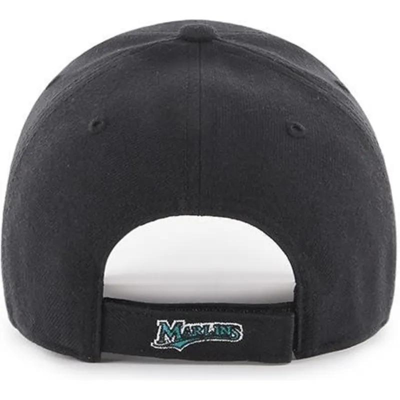 lippikset-kaareva-musta-saadettava-nauha-clasico-miami-marlins-mlb-47-brand
