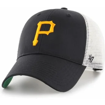 lippikset-kaareva-rekka-musta-snapback-pittsburgh-pirates-mlb-47-brand