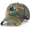 lippikset-kaareva-rekka-maastokuvio-snapback-san-jose-sharks-nhl-47-brand