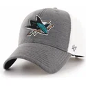 lippikset-kaareva-harmaa-saadettava-nauha-san-jose-sharks-nhl-47-brand