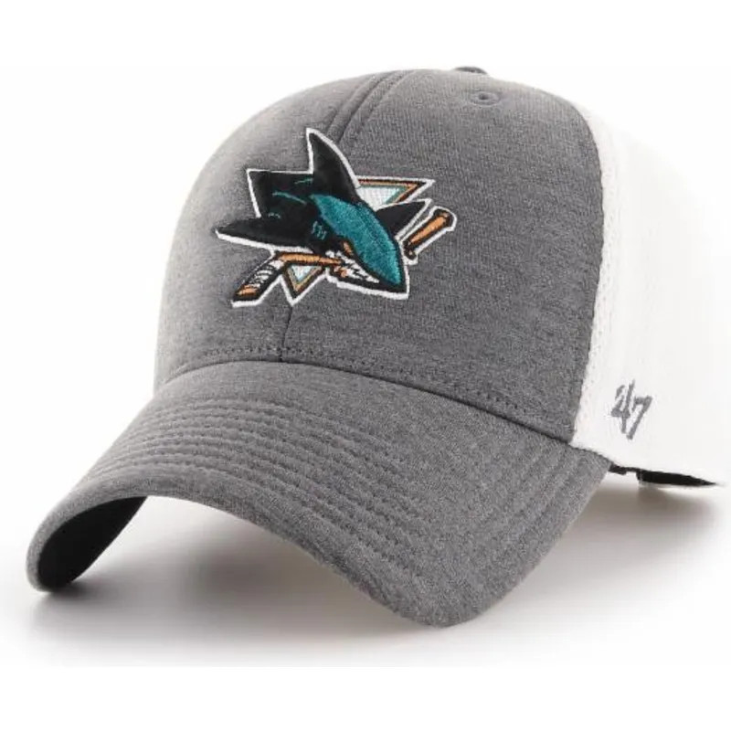 lippikset-kaareva-harmaa-saadettava-nauha-san-jose-sharks-nhl-47-brand lippikset-kaareva-harmaa-saadettava-nauha-san-jose-sharks-nhl-47-brand