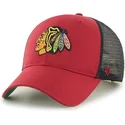 lippikset-kaareva-rekka-punainen-snapback-chicago-blackhawks-nhl-47-brand