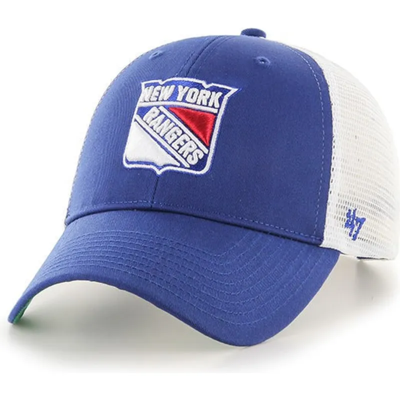 lippikset-kaareva-rekka-sininen-snapback-new-york-rangers-nhl-47-brand